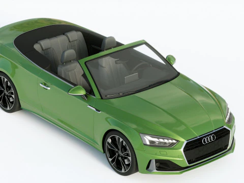 Audi A5 Cabriolet 2020 3D Model