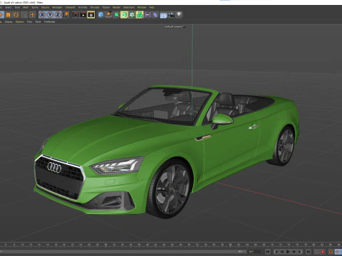 Audi A5 Cabriolet 2020 3D Model