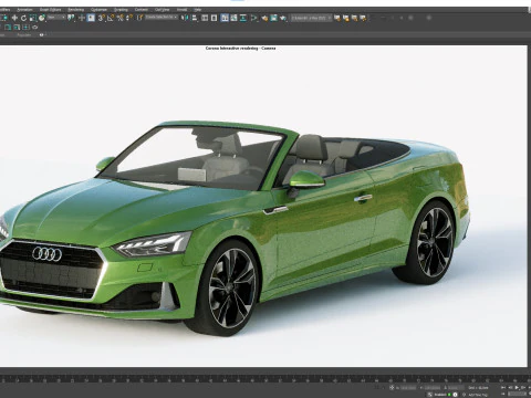 Audi A5 Cabriolet 2020 3D Model