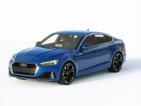 Audi A5 Sportback 2020 3D Model
