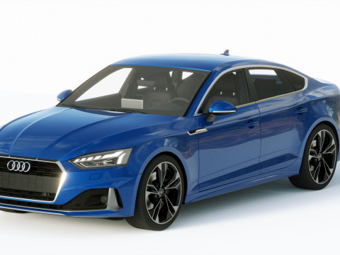 Audi A5 Sportback 2020 3D Model