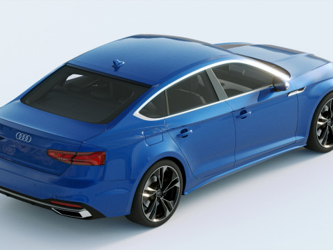 Audi A5 Sportback 2020 3D Model
