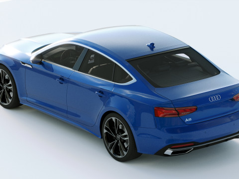 Audi A5 Sportback 2020 3D Model
