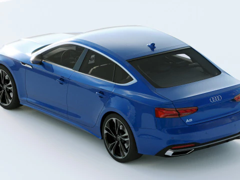 Audi A5 Sportback 2020 3D Model