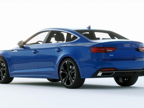 Audi A5 Sportback 2020 3D Model