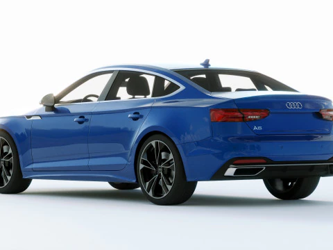 Audi A5 Sportback 2020 3D Model