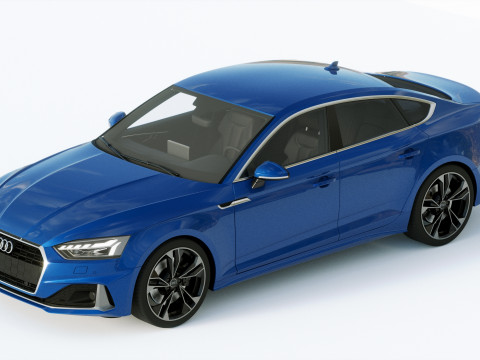Audi A5 Sportback 2020 3D Model