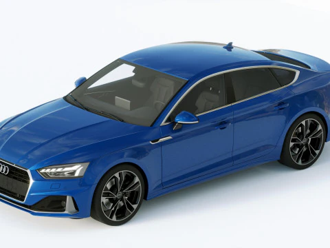 Audi A5 Sportback 2020 3D Model