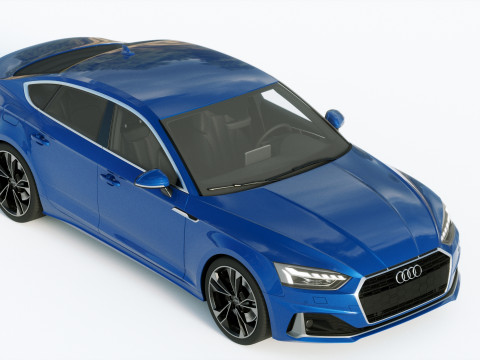 Audi A5 Sportback 2020 3D Model