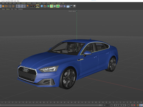 Audi A5 Sportback 2020 3D Model