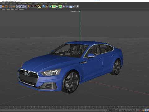 Audi A5 Sportback 2020 3D Model