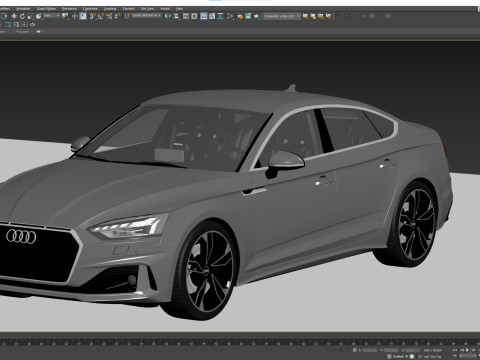 Audi A5 Sportback 2020 3D Model