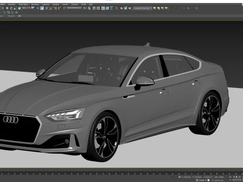 Audi A5 Sportback 2020 3D Model