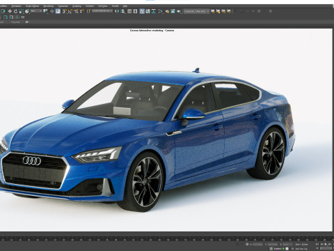 Audi A5 Sportback 2020 3D Model