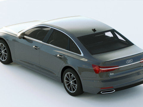 Audi A6 2019 3D 모델