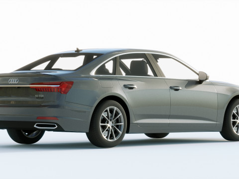 Audi A6 2019 3D 모델