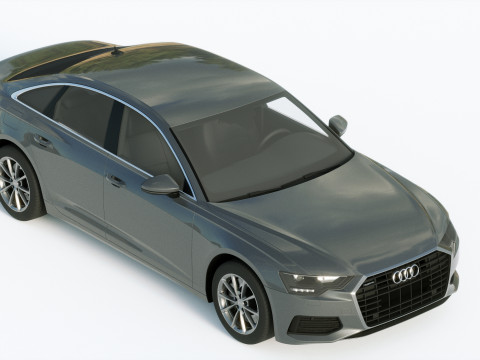 Audi A6 2019 3D 모델