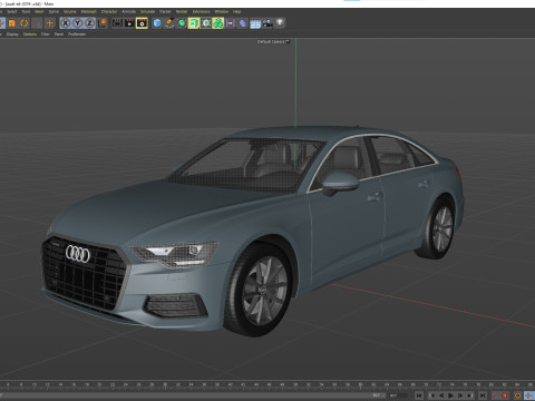 Audi A6 2019 3D 모델
