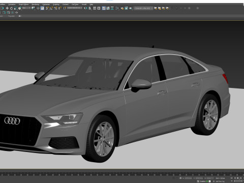 Audi A6 2019 3D 모델