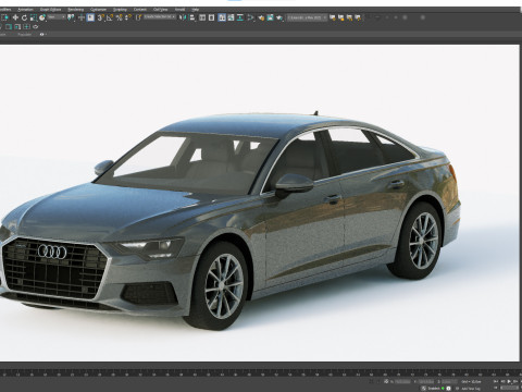 Audi A6 2019 3D 모델