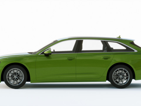 Audi A6 Avant 2019 3D 모델