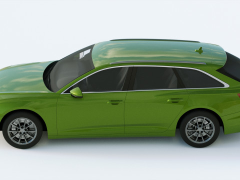 Audi A6 Avant 2019 3D 모델