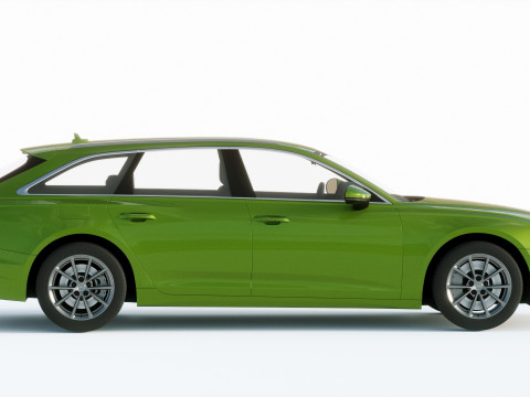 Audi A6 Avant 2019 3D 모델