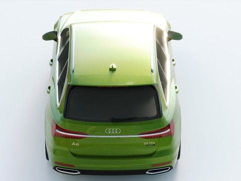 Audi A6 Avant 2019 3D 모델