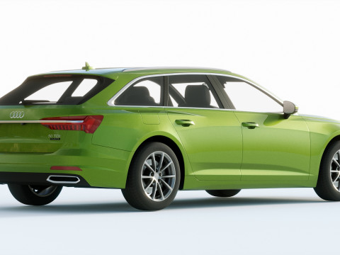 Audi A6 Avant 2019 3D 모델