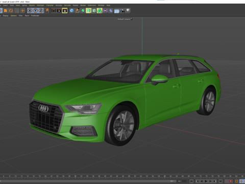 Audi A6 Avant 2019 3D 모델