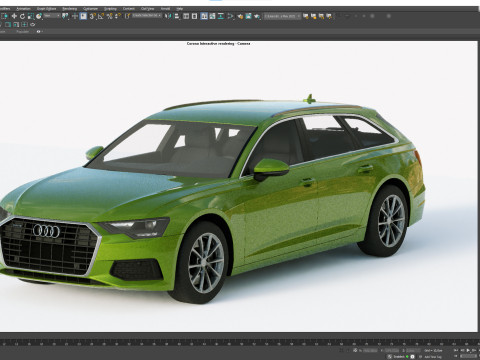 Audi A6 Avant 2019 3D 모델