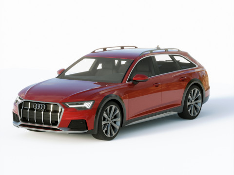 Audi A6 Avant Allroad 2019 Model 3D