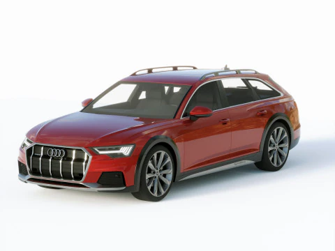 Audi A6 Avant Allroad 2019 3D Model