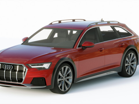 Ауди А6 Авант Allroad 2019 3D Модель