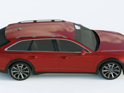 Audi A6 Avant Allroad 2019 3D Model