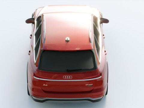 Ауди А6 Авант Allroad 2019 3D Модель