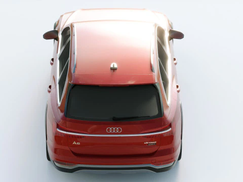 Audi A6 Avant Allroad 2019 3D Model