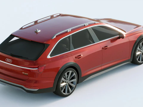 Audi A6 Avant Allroad 2019 3D Model