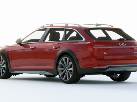 Ауди А6 Авант Allroad 2019 3D Модель