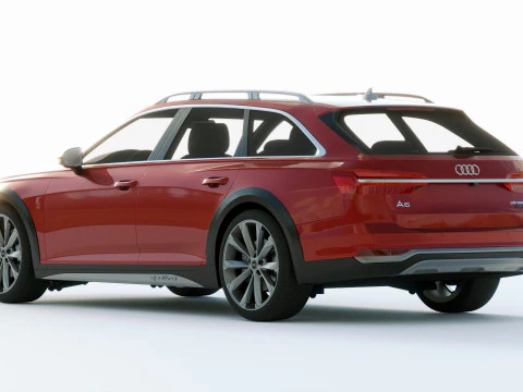 Audi A6 Avant Allroad 2019 3D Model