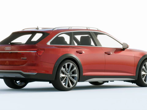 Audi A6 Avant Allroad 2019 3D Model
