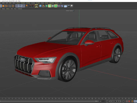 Audi A6 Avant Allroad 2019 3D Model