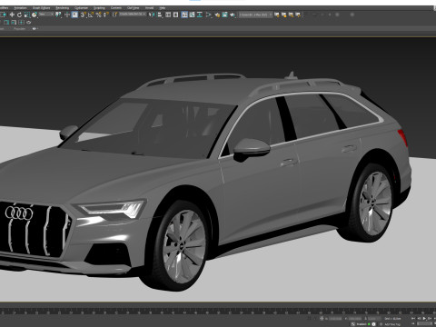 Ауди А6 Авант Allroad 2019 3D Модель