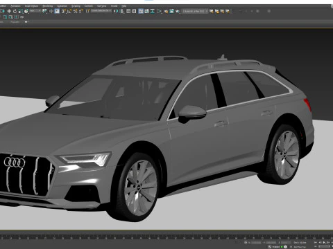 Audi A6 Avant Allroad 2019 3D Model