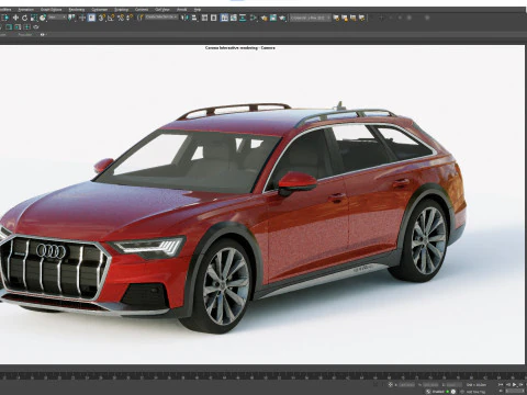 Audi A6 Avant Allroad 2019 3D Model