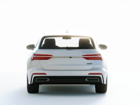 Audi A6 Avant S-line 2019 3D 모델