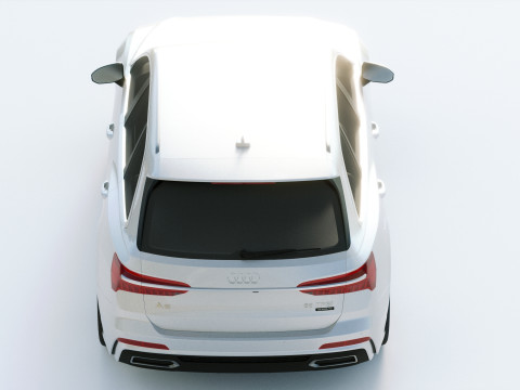 Audi A6 Avant S-line 2019 3D 모델