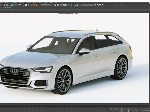 Audi A6 Avant S-line 2019 3D 모델