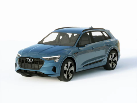 Audi E-Tron 2020 3D Model