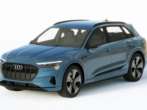 Audi E-Tron 2020 3D Model